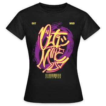 Streetwear Urban Graffiti - Women's T-Shirt - black - Front - AI Model Female 172 dark (172cm)