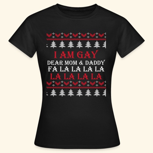 Gay Christmas sweater - Koszulka damska
