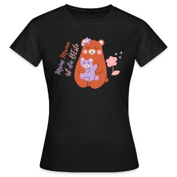 Meine Mama ist die beste Geschenk Mutti Mutter - Frauen T-Shirt - Schwarz - Vorne - AI Model Female 172 dark (172cm)