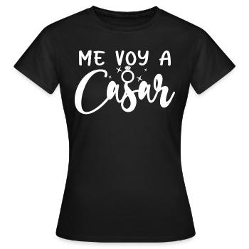 Me Voy A Casar I'm Getting Married Wedding Engaged - Women's T-Shirt - black - Front - AI Model Female 172 dark (172cm)