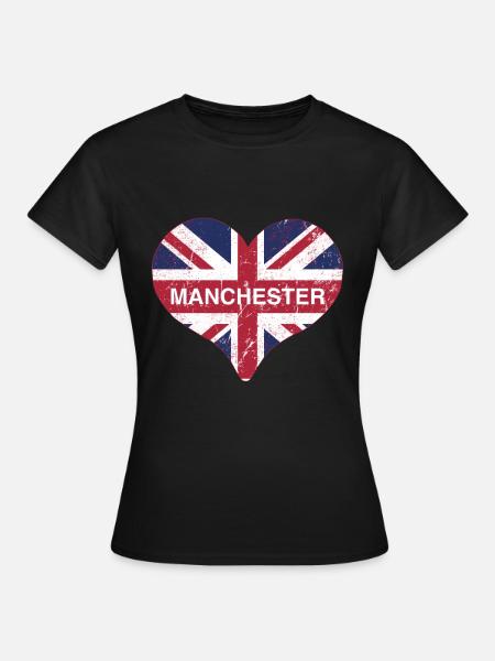 I Love Manchester - Women's T-Shirt - black