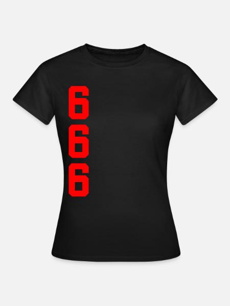 666 Hemd - Frauen T-Shirt - Schwarz