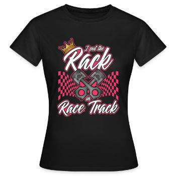 Rennstrecke Rennstrecke Rennstrecke Frauen - Frauen T-Shirt - Schwarz - Vorne - AI Model Female 172 dark (172cm)