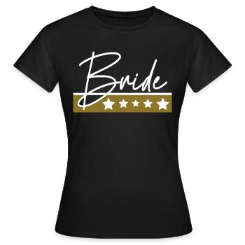 The Bride - Women's T-Shirt - black - Front - AI Model Female 172 dark (172cm)