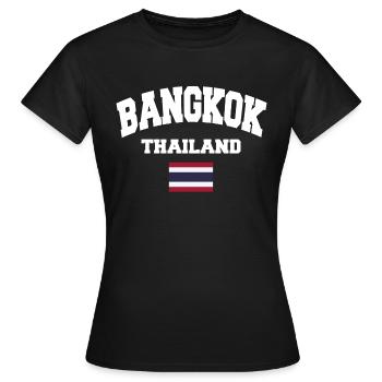 Bangkok - T-shirt Femme - noir - Devant - AI Model Female 172 dark (172cm)
