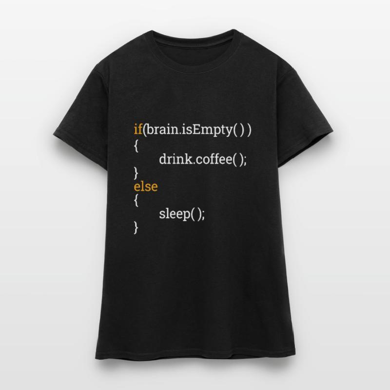 Programmierer Informatik Student Müde Kaffee C++ Frauen T-Shirt