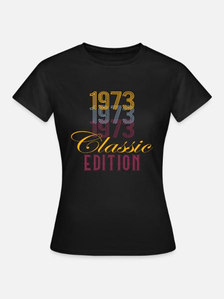 1973 Classic Edition - Frauen T-Shirt - Schwarz