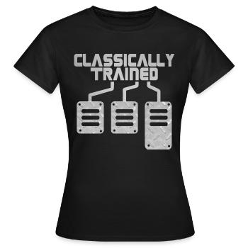 Changement de vitesse manuel Changement de vitesse Levier de vitesses - T-shirt Femme - noir - Devant - AI Model Female 172 dark (172cm)