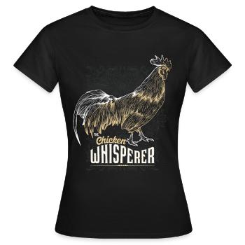 Poulet poulet poulet poulet - T-shirt Femme - noir - Devant - AI Model Female 172 dark (172cm)