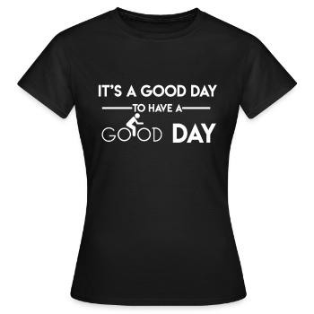 Biking bike - Women's T-Shirt - black - Front - AI Model Female 172 dark (172cm)