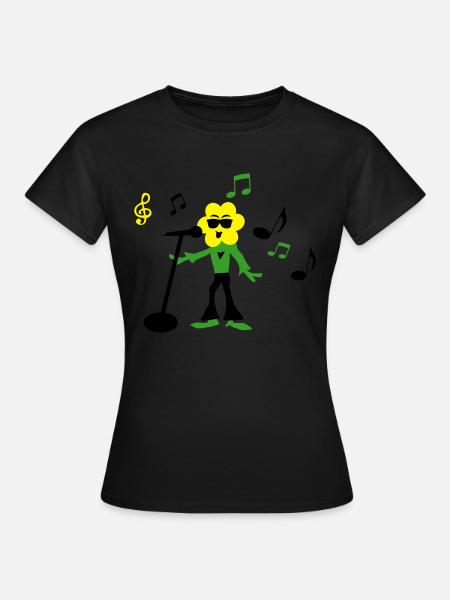 sonnenblume - Frauen T-Shirt - Schwarz