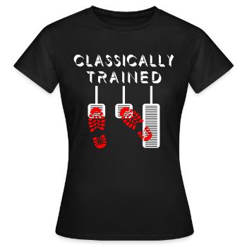 Changement de vitesse manuel Changement de vitesse Levier de vitesses - T-shirt Femme - noir - Devant - AI Model Female 172 dark (172cm)