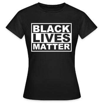 Black Lives Matter - T-shirt Femme - noir - Devant - AI Model Female 172 dark (172cm)