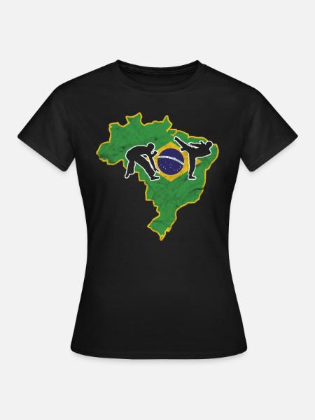 Capoeira Brasilien - Frauen T-Shirt - Schwarz