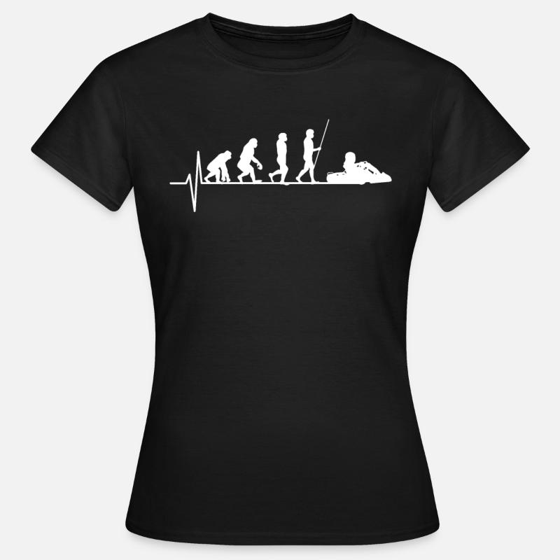 Evolution du karting - T-shirt Femme - noir