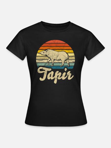 Tapir Tapir Tapir - Frauen T-Shirt - Schwarz