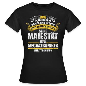 Mechatroniker - Frauen T-Shirt - Schwarz - Vorne - AI Model Female 172 dark (172cm)