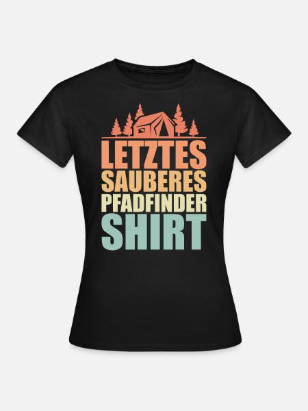 Pfadfinder Retro Geschenk - Frauen T-Shirt - Schwarz