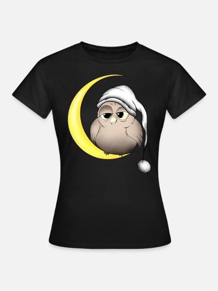 Hibou - T-shirt Femme - noir