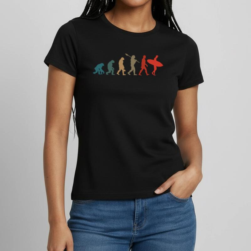 Évolution du surfeur T-shirt Femme