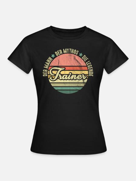 Trainer - Frauen T-Shirt - Schwarz