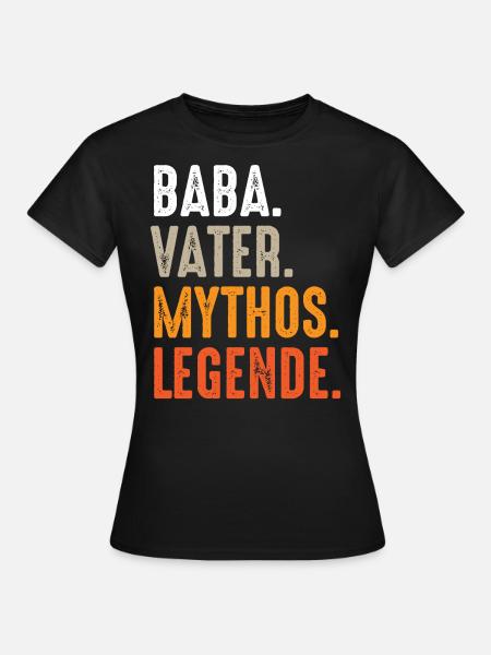 Baba Papa Türkei Vatertag bester Papa Geschenk - Frauen T-Shirt - Schwarz