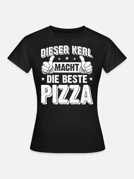 Pizzabäcker - Frauen T-Shirt - Schwarz