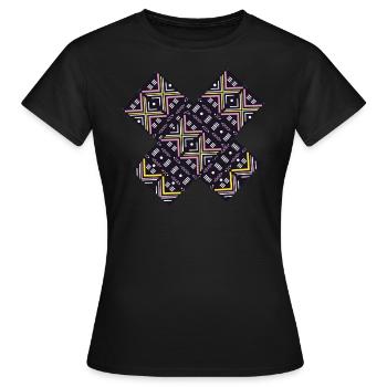 WAX COLOR - Women's T-Shirt - black - Front - AI Model Female 172 dark (172cm)