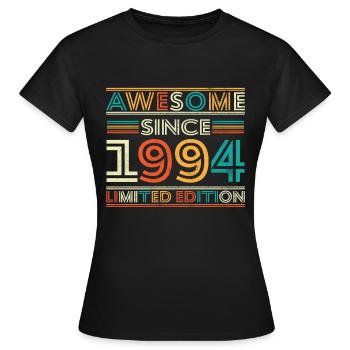 Impressive since 1994 - Women's T-Shirt - black - Front - AI Model Female 172 dark (172cm)