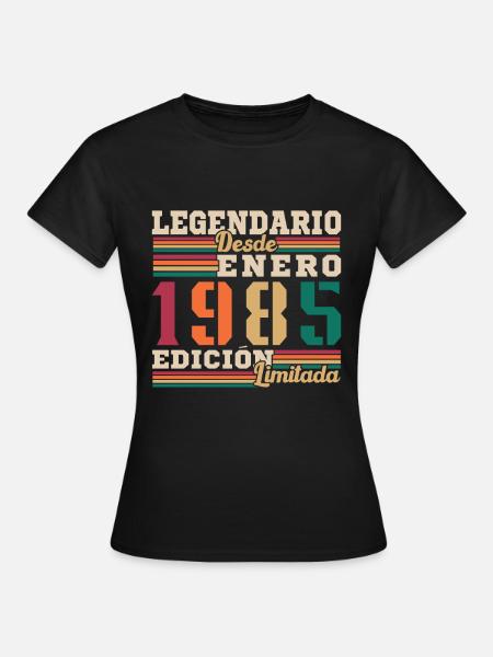 Geschenke für die Jahrgänge Jänner 1985 - Frauen T-Shirt - Schwarz