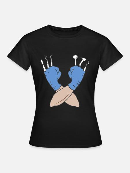 Dental Wolverine Dentist - Frauen T-Shirt - Schwarz