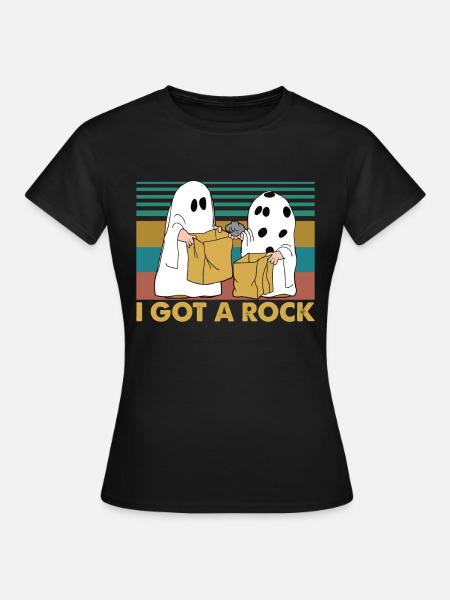J'ai eu un rocher drôle halloween - Dame-T-shirt - sort