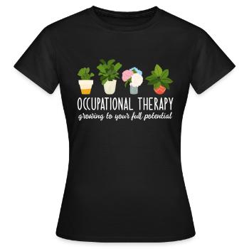 Occupational Therapy - T-shirt Femme - noir - Devant - AI Model Female 172 dark (172cm)