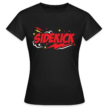 Dad Sidekicks Matching - Women's T-Shirt - black - Front - AI Model Female 172 dark (172cm)