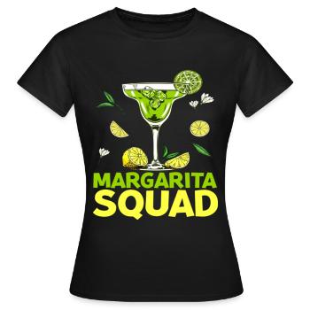 Margarita Squad T Shirt - Frauen T-Shirt - Schwarz - Vorne - AI Model Female 172 dark (172cm)