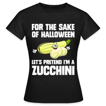 Pour l’amour d’Halloween, faisons semblant - T-shirt Femme - noir - Devant - AI Model Female 172 dark (172cm)