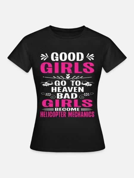 Helicopter Technician Helicopter Mechanic - Frauen T-Shirt - Schwarz