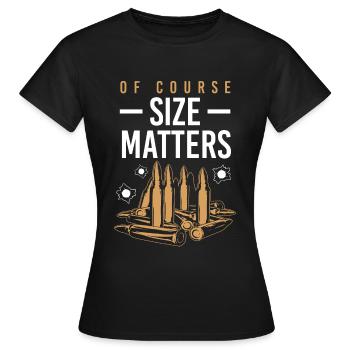 Cadeau de cartouche de tir au pistolet - T-shirt Femme - noir - Devant - AI Model Female 172 dark (172cm)