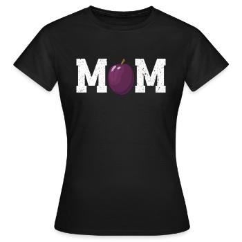 Mama Plum - Women's T-Shirt - black - Front - AI Model Female 172 dark (172cm)