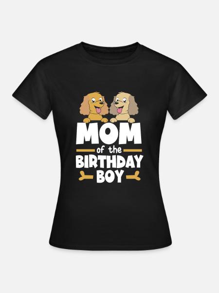 Cocker Spaniel Mama Hundemama - Frauen T-Shirt - Schwarz