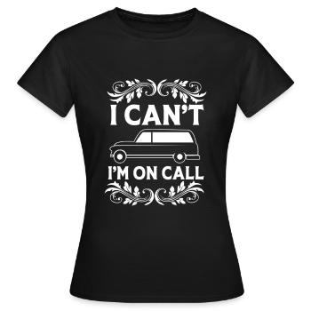Enterrement - T-shirt Femme - noir - Devant - AI Model Female 172 dark (172cm)