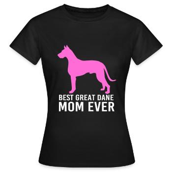 Dogue allemand - T-shirt Femme - noir - Devant - AI Model Female 172 dark (172cm)