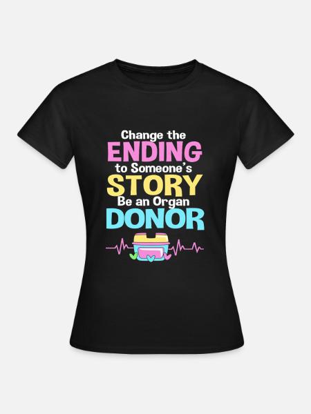 Nierenspender Spender Niere - Frauen T-Shirt - Schwarz