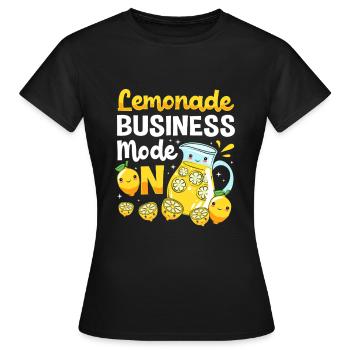 Limonade Limonadenstand Limo - Frauen T-Shirt - Schwarz - Vorne - AI Model Female 172 dark (172cm)