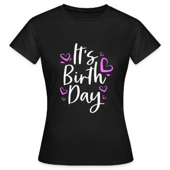 Midwife - Women's T-Shirt - black - Front - AI Model Female 172 dark (172cm)