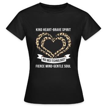 Nuklear Nuklearmedizin Atom Radiologie - Frauen T-Shirt - Schwarz - Vorne - AI Model Female 172 dark (172cm)