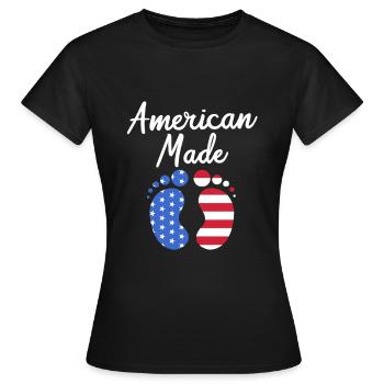 Baby Shower Juillet - T-shirt Femme - noir - Devant - AI Model Female 172 dark (172cm)