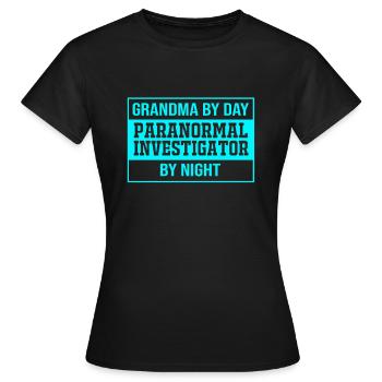 Paranormal Fantôme Fantôme Heure Fantôme Fantôme - T-shirt Femme - noir - Devant - AI Model Female 172 dark (172cm)