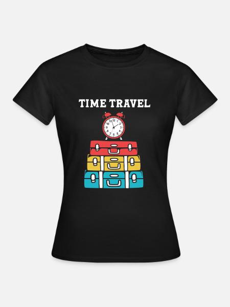 Zeitreise - Frauen T-Shirt - Schwarz