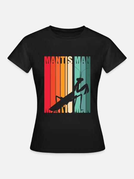 Mantis Gottesanbeter Gottesanbeterin - Frauen T-Shirt - Schwarz
